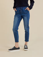 Pull-On Denim Jeans - Light Wash