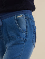 Pull-On Denim Jeans - Light Wash