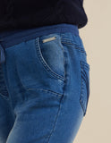 Pull-On Denim Jeans - Light Wash