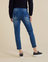 Pull-On Denim Jeans - Light Wash
