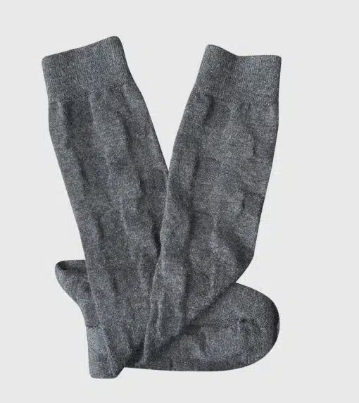 Yayoi Merino Wool Socks - Charcoal