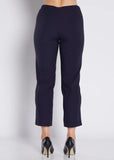 Lane 7/8 Slim Leg Pants - Navy