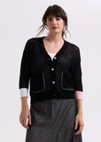 Holey Cardigan - Black