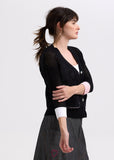 Holey Cardigan - Black