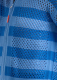 Pointelle Zip Cardi - Blue