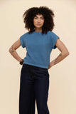 Zig Zag Knit - Blue