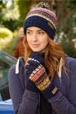 Colorado Fair Isle Knit Bobble Beanie