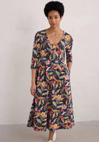 Helena Dress - Folky Bloom Maritime