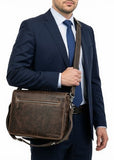 Leather Laptop Bag - Berlin