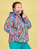 Amazon Kaleidoscope Cropped Puffer Jacket