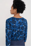 3/4 Appletree T-Shirt - Floral Cutout Ink