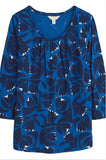 3/4 Appletree T-Shirt - Floral Cutout Ink