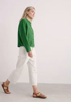 Arame Linen Jacket - Hedgerow