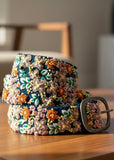 Morning Dew Floral Embroidered Wool Belt