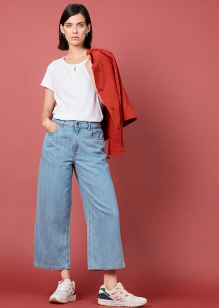 Barnes Crops - Light Wash Rain Slub