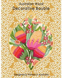 Kirsten Katz Wooden Christmas Baubles