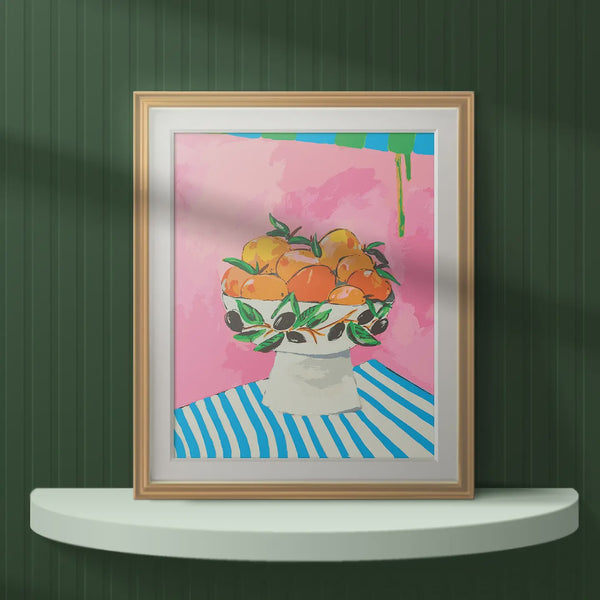 Paint by Numbers - Bowl of Oranges