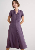 Carved Wood Dress - Sloe