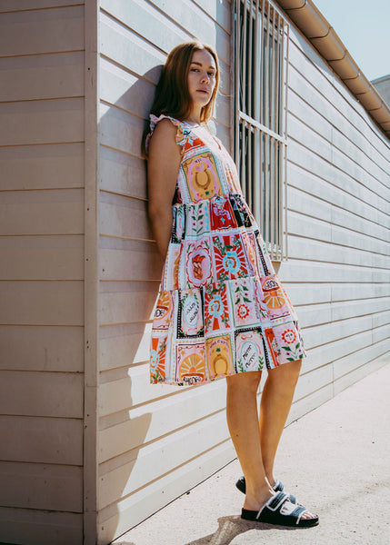 Rodeo Print Mini Sundress
