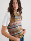 Cove Cottage Vest - Carved Relief Pear Multi