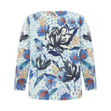 Diane 3/4 Cotton Tee - Sky