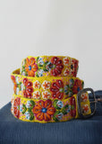 Golden Delicious Embroidered Wool Belt