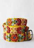 Golden Delicious Embroidered Wool Belt