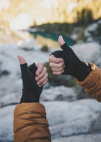 Merino Fingerless Gloves - assorted colours