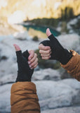 Merino Fingerless Gloves - assorted colours