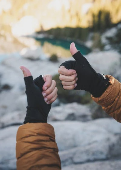 Merino Fingerless Gloves - assorted colours