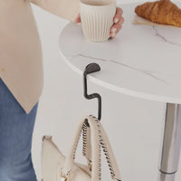 FLIP Bag Hook - Chrome Black
