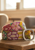 Folklorica Floral Embroidered Wool Belt
