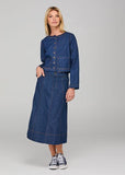 Fumiko Skirt - Dark Denim