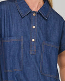 Fumiko Dress - Dark Denim