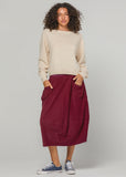 Cord Guru Skirt - Merlot