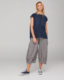 Guru Pants - Navy Seersucker