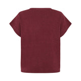Haiku Yak Blend Button Front Vest - Ruby