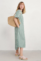 Harbour Movement Dress - Mini Scallion Dark Forage