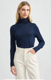 Turtle Neck Merino Tee - Lots of Colours