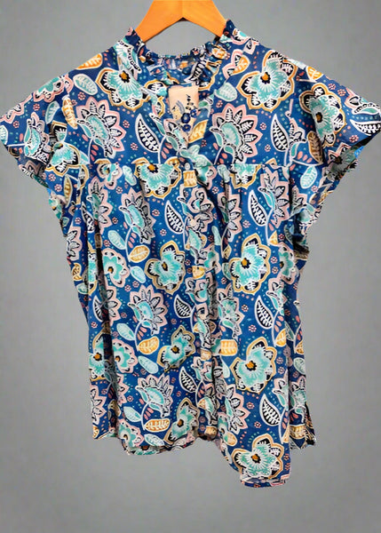 Jess Top -Folk Flower
