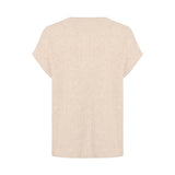 Komma Lambswool Button Vest - Oat