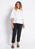 Lane 7/8 Slim Leg Pants - Navy