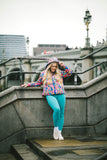 Amazon Kaleidoscope Cropped Puffer Jacket
