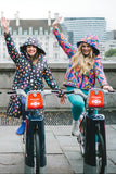 Night Polka Longline Puffer Jacket