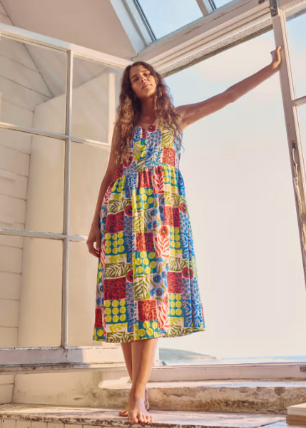 Lowland Heather Dress - Headland Patchwork Mix