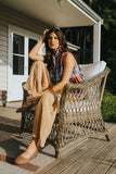Cara Linen Top - Multi Check