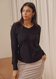 Nell Dolman Knit - Black