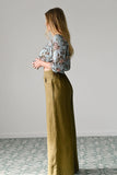 Ollie Linen Pants - Fir Green