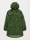 Pack It Jacket - Floral Cutout Forest Green