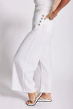 Linen Palazzo Pants - White